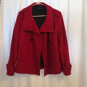 Gap Red Pea Coat
